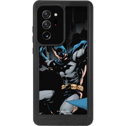 DC Comics Batman Throwing Batarang Jim Lee Art Galaxy Note20 Ultra 5G Waterproof Case